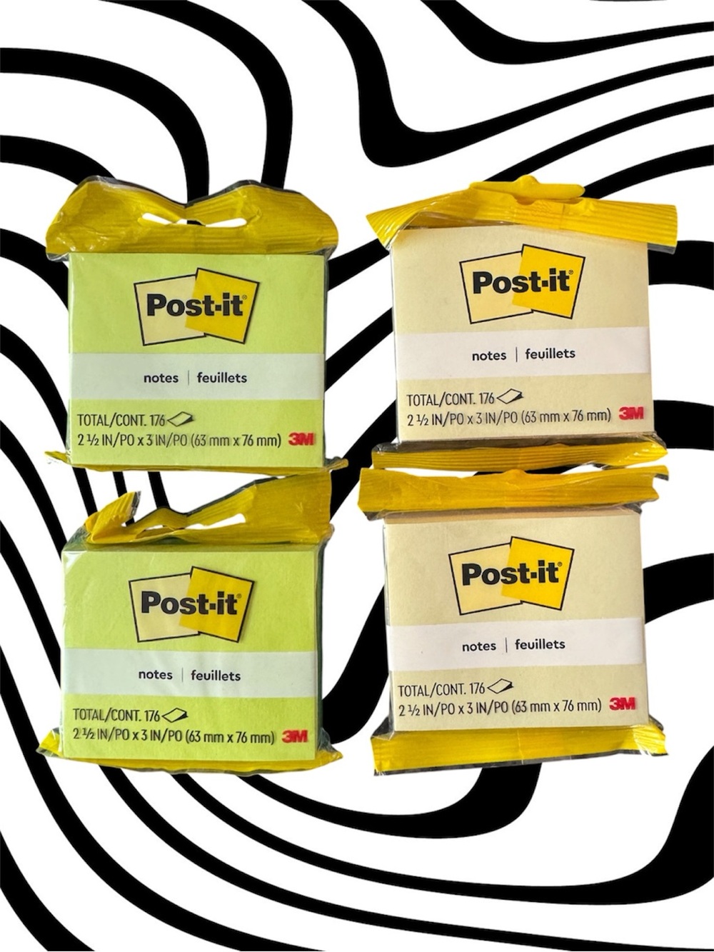 Post-it Notes lot of 4